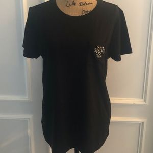 NWT Black Calvin Klein Tee